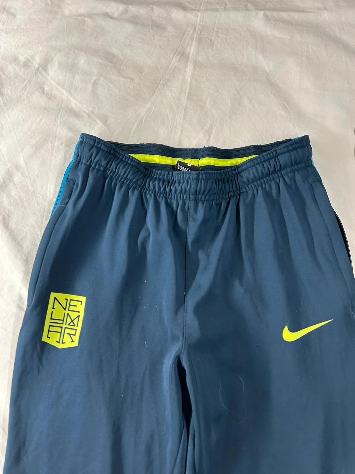 Calça de jogging de moletom azul marinho Nike dri fit tamanho 13 anos – photo 3